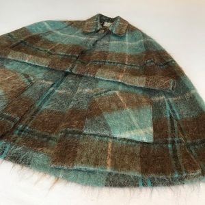Vintage belted Andrew Stewart Mohair/Wool cape
